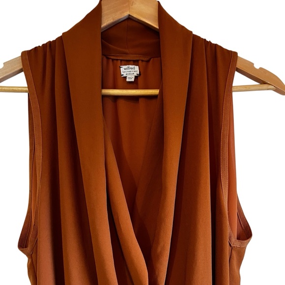 Wilfred Sabine Orange Sleeveless Dress - Picture 5 of 14